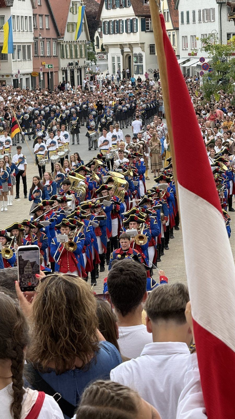 Festumzug in der Biberacher Altstadt